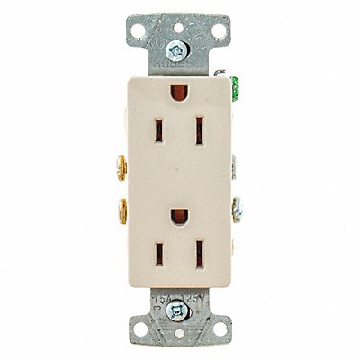 Receptacle 125VAC 15A Light Almond