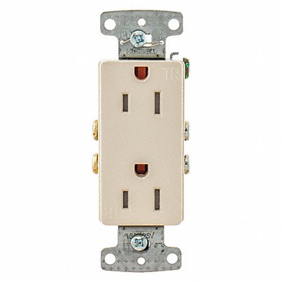 Receptacle 125VAC 15A Light Almond