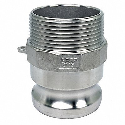 Cam and Groove Adapter 2-1/2 316 SS