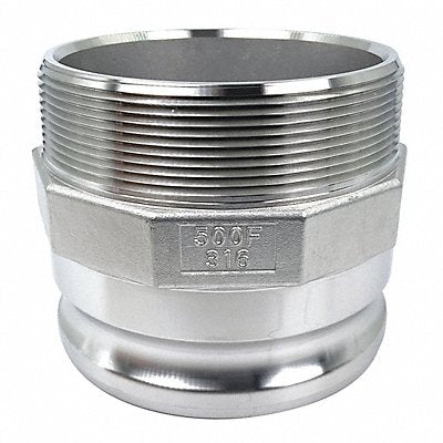 Cam and Groove Adapter 5 316 SS