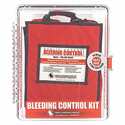 Bleeding Control Station Kit Clear/Red