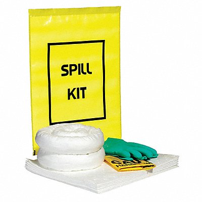 Spill Kit 4 H 12 W 18 L Yellow Bag