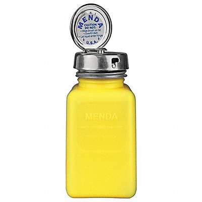 Bottle 106.7 mm H Yellow 53.98 mm Dia