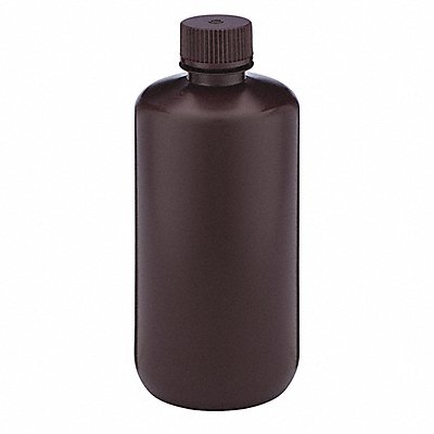 Bottle 170 mm H Amber 73 mm Dia PK12