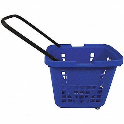 Rolling Hand Basket PP Blue 20 5/64 in