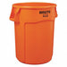 Trash Can Round Open 32 gal 27-1/4 H