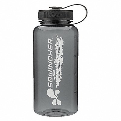 Water Bottle 30ozCap. Gray Polycarbonate