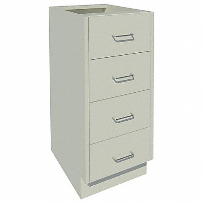 Base Cabinet 35-1/8 H Pearl White