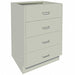 Base Cabinet 35-1/8 H Pearl White