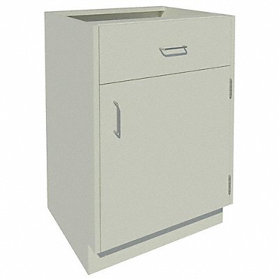 Base Cabinet 35-1/8 H Pearl White