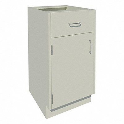 Base Cabinet 35-1/8 H Pearl White