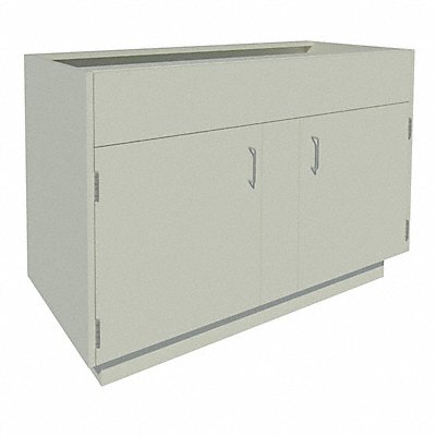 Base Cabinet 35-1/8 H Pearl White