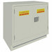 Solvent Cabinet 35-1/8 H Pearl White