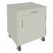 Mobile Cabinet 27-1/4 H Pearl White