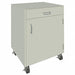 Mobile Cabinet 32-3/8 H Pearl White