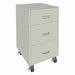 Mobile Cabinet 32-3/8 H Pearl White