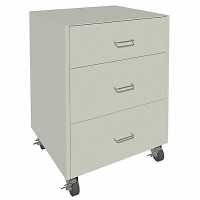 Mobile Cabinet 32-3/8 H Pearl White