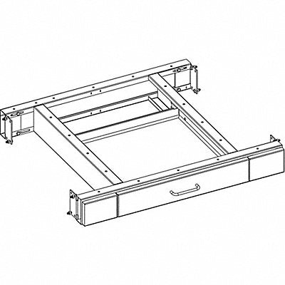 Apron Frame 3-7/8 H Pearl White