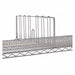 Wire Shelf Dividers 24inx8inx1in Steel