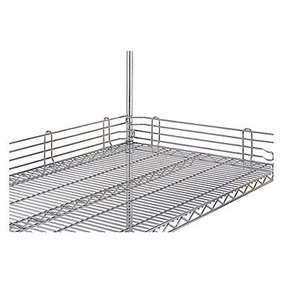 Wire Shelf Ledges 1inx4inx24in Steel