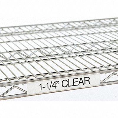 Label Holder Clear Slide-In