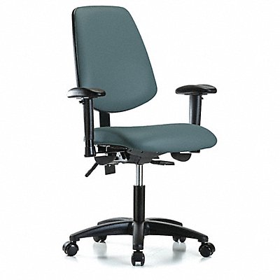 Cleanroom Task Chair 300 lb Cap. Vinyl