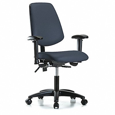 Cleanroom Task Chair 300 lb Cap. Vinyl