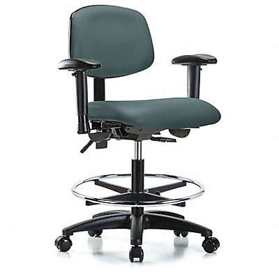 Cleanroom Task Chair 300 lb Cap. Vinyl