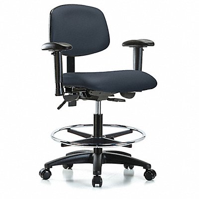 Cleanroom Task Chair 300 lb Cap. Vinyl