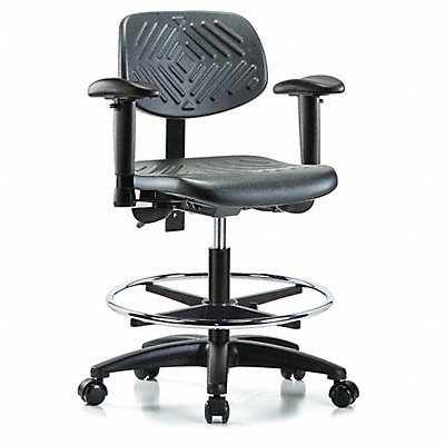 Cleanroom Task Chair 300 lb Cap. PU