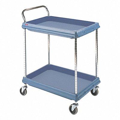 Laboratory Utility Deep Ledge Cart Blue