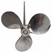 Propeller with Shaft 1/2 Shaft Dia