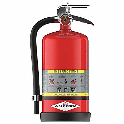 Fire Extinguisher Steel Red ABC