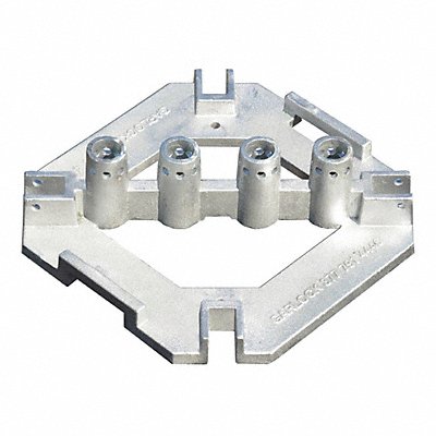 Guard Rail Mounting Bracket Silver