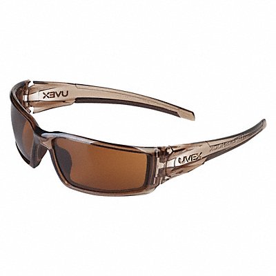 Safety Glasses Espresso Lens Brown Frame