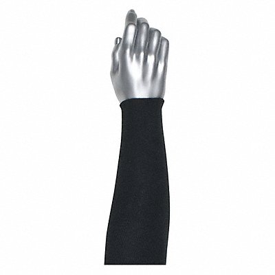 Cut-Resistant Sleeve Black Knit Cuff