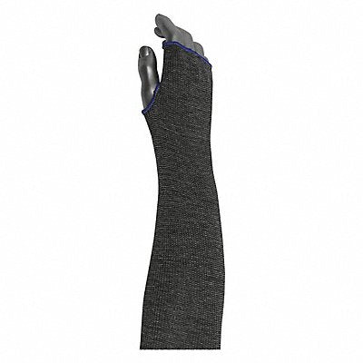 Cut-Resistant Sleeve Gray Knit Cuff