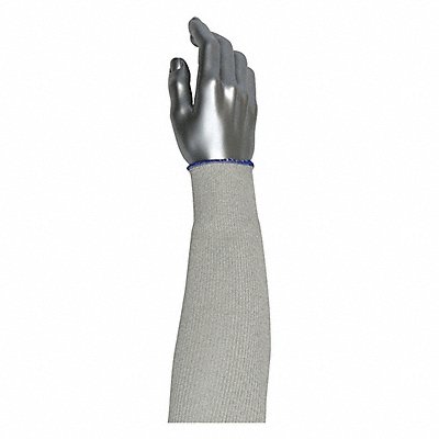 Cut-Resistant Sleeve Gray Knit Cuff