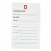 Incident Notecard Refill Cardboard Cover