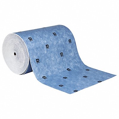 Absorbent Roll 150 ft L Blue/White 30 W