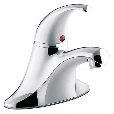 Low Arc Bathroom Faucet Polished Chrome