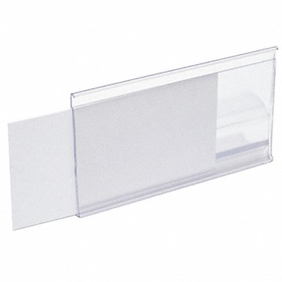 Label Holder Clear Smooth Slide In PK25