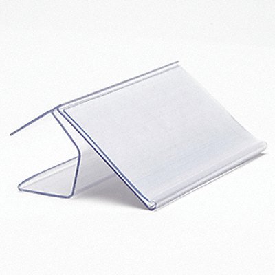 Label Holder Clear Smooth Slide-In PK25