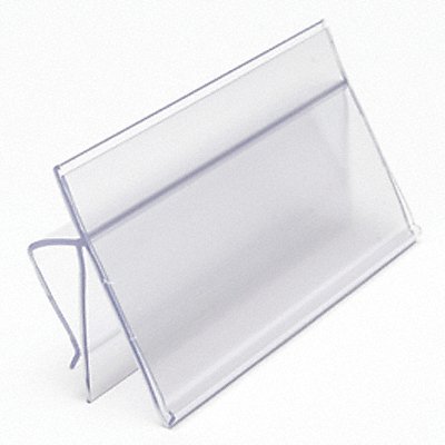 Label Holder Clear Smooth Slide-In PK25