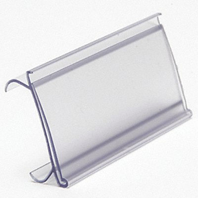 Label Holder Clear Slide-In PK25