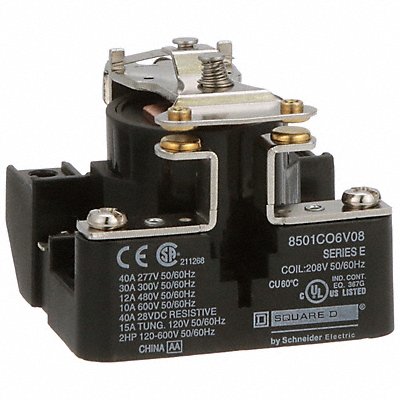 Open Power Relay 208VAC SPST-NO 4Pins