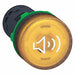 Buzzer 90dB Decibels 230 to 240V Yellow