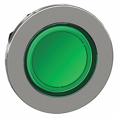 Pilot Light Head Green LED Lamp