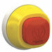 Push Button Head Head Red 22mm