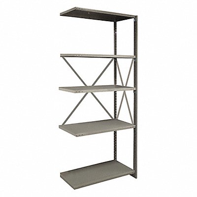 Metal Shelving 85 H 36 W Gray